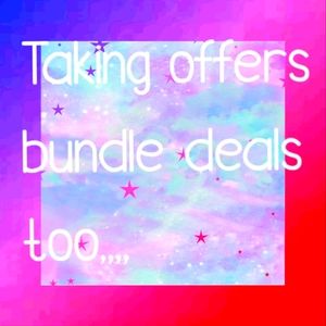 Make me an offer will bundle as well!!